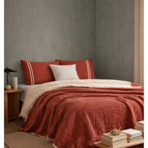Minteks Home Çift Kişilik Müslin Pike Takımı