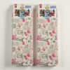 4'lü microfiber dijital baskılı sihirli cam bezi 40x60