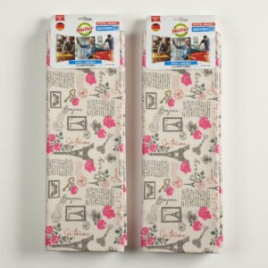 4'lü microfiber dijital baskılı sihirli cam bezi 40x60