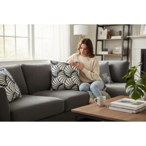 2'li punch kırlent kılıfı 43x43