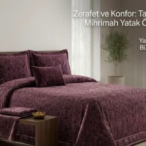Alternative view of Mihrimah 3 Parça Yatak Örtüsü Seti