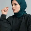 Bambu Kraş Eşarp Petrol Mavi