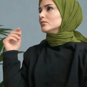 Bambu Kraş Eşarp zümrüt yeşili